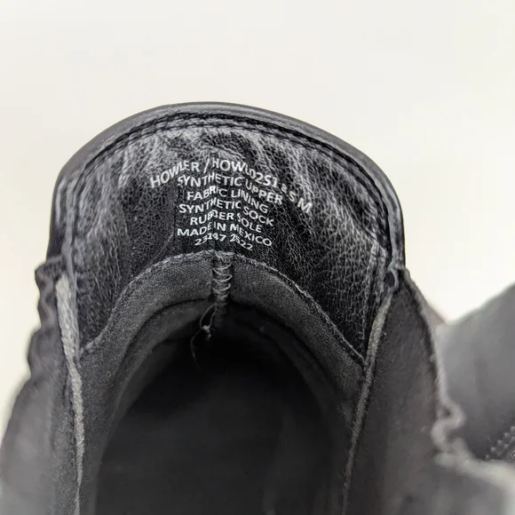 Steve Madden Howler Ankle Boot Black Women's Size 8.5W - Picture 6 of 10